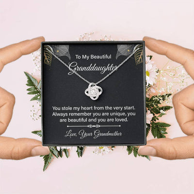 Load image into Gallery viewer, To My Granddaughter Necklace from Nana, Birthday Present for Granddaughter from Grandma
