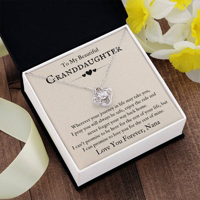 Load image into Gallery viewer, To My Beautiful Granddaughter Necklace from Nana, Never Forget Your Way Back Home
