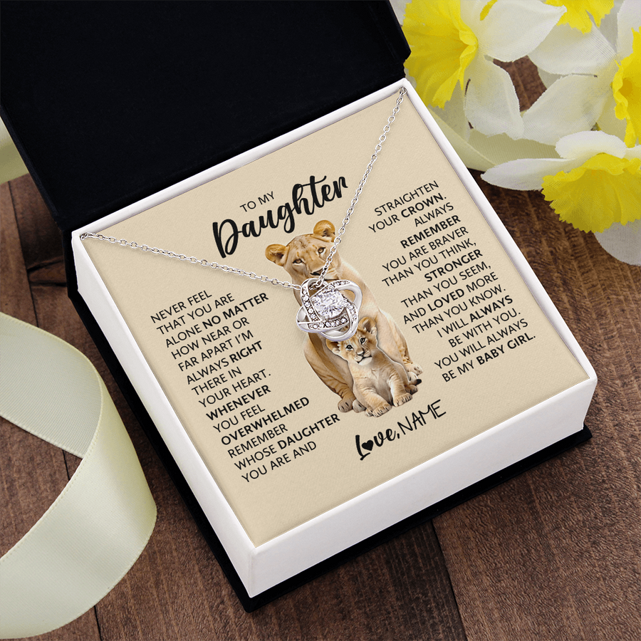 To My Daughter Never Feel That You Are Alone No Matter How near or Far Apart I'm Always Right There