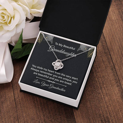 Load image into Gallery viewer, To My Granddaughter Necklace from Nana, Birthday Present for Granddaughter from Grandma
