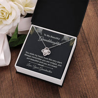 Load image into Gallery viewer, To My Granddaughter Necklace from Nana, Birthday Present for Granddaughter from Grandma
