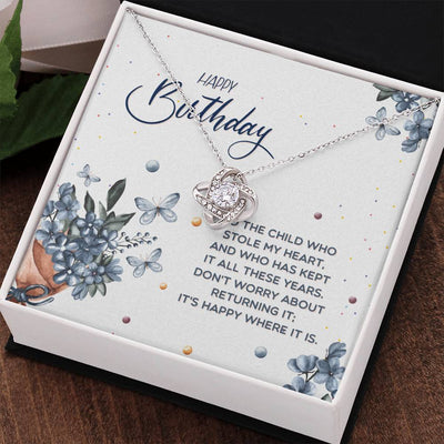 Load image into Gallery viewer, Best Gifts for Teenage Girls, Birthday Love Knot Necklace for Daughter Granddaughter

