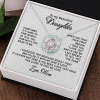 Load image into Gallery viewer, To My Daughter Necklace from Mom, I&#39;d Use My Last Breath to Tell You &quot;The Sam&quot;
