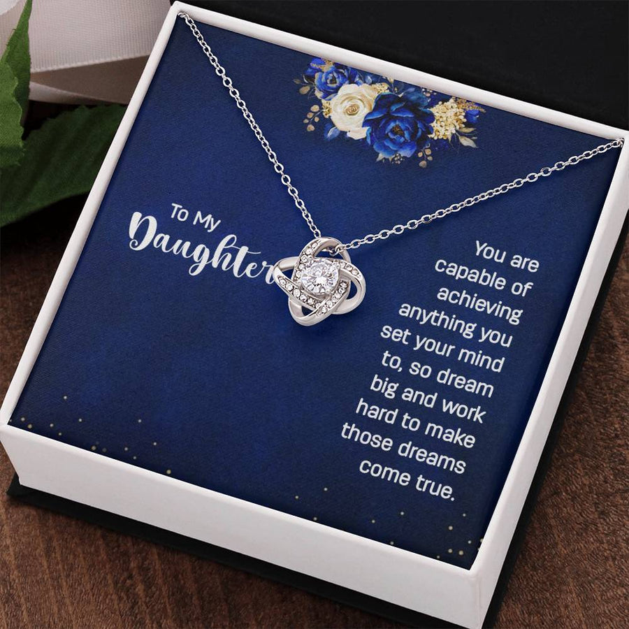 Daughter Necklace from Mom and Dad, Unique Birthday Gifts for Daughter from Mom