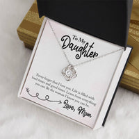 Load image into Gallery viewer, To My Daughter Necklace from Mom, Learn from Everything You Can

