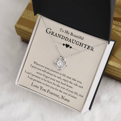 Load image into Gallery viewer, To My Beautiful Granddaughter Necklace from Nana, Never Forget Your Way Back Home
