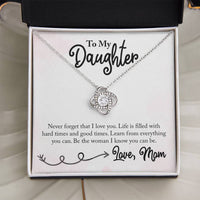 Load image into Gallery viewer, To My Daughter Necklace from Mom, Learn from Everything You Can

