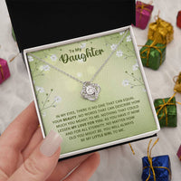 Load image into Gallery viewer, To My Daughter Necklace from Mom, Birthday Necklace for Daughter from Mom and Dad
