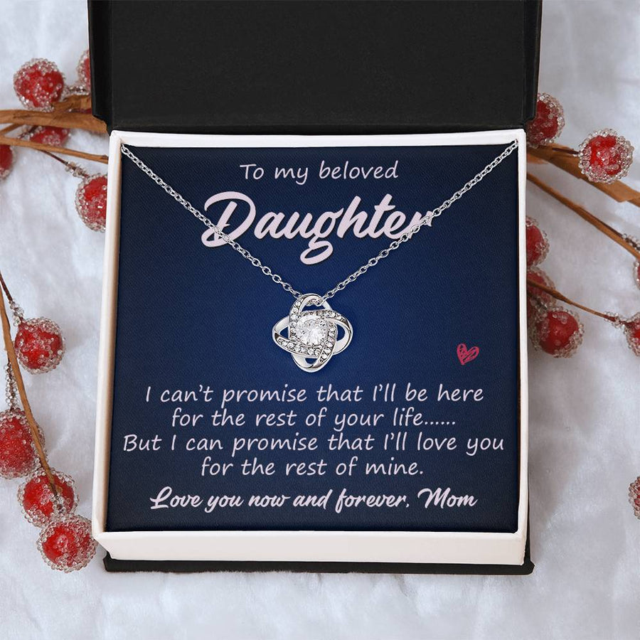 To My Daughter Necklace from Mom, Meaningful Necklaces for Daughter from Mom