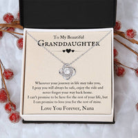Load image into Gallery viewer, To My Beautiful Granddaughter Necklace from Nana, Never Forget Your Way Back Home
