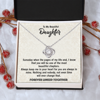 Load image into Gallery viewer, Love Knot Necklace for Daughter from Dad – Beautiful Gift for Birthday, Graduation, or Wedding Day
