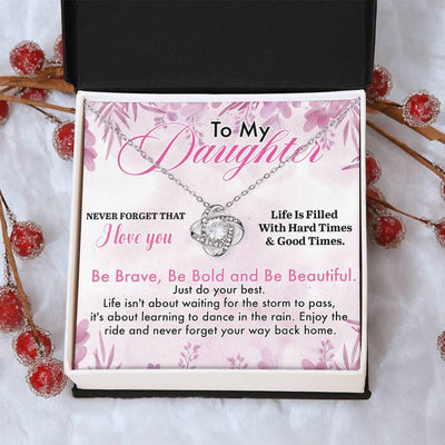 Load image into Gallery viewer, To My Daughter Necklace from Dad, Life Is Filled with Hard Times and Good Times
