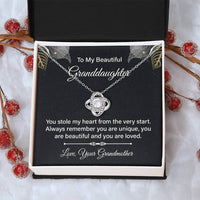 Load image into Gallery viewer, To My Granddaughter Necklace from Nana, Birthday Present for Granddaughter from Grandma

