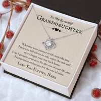 Load image into Gallery viewer, To My Beautiful Granddaughter Necklace from Nana, Never Forget Your Way Back Home
