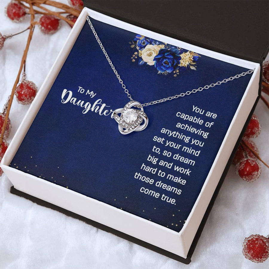 Daughter Necklace from Mom and Dad, Unique Birthday Gifts for Daughter from Mom