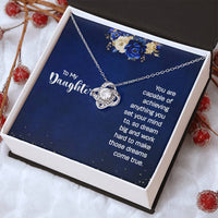 Load image into Gallery viewer, Daughter Necklace from Mom and Dad, Unique Birthday Gifts for Daughter from Mom
