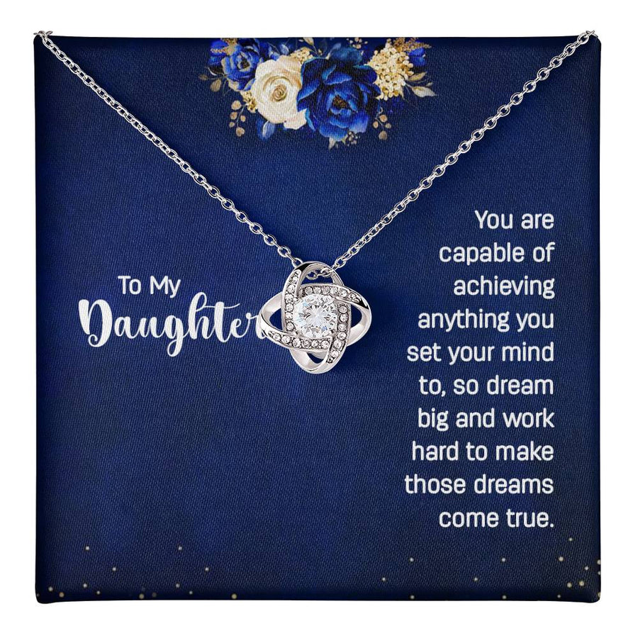 Daughter Necklace from Mom and Dad, Unique Birthday Gifts for Daughter from Mom