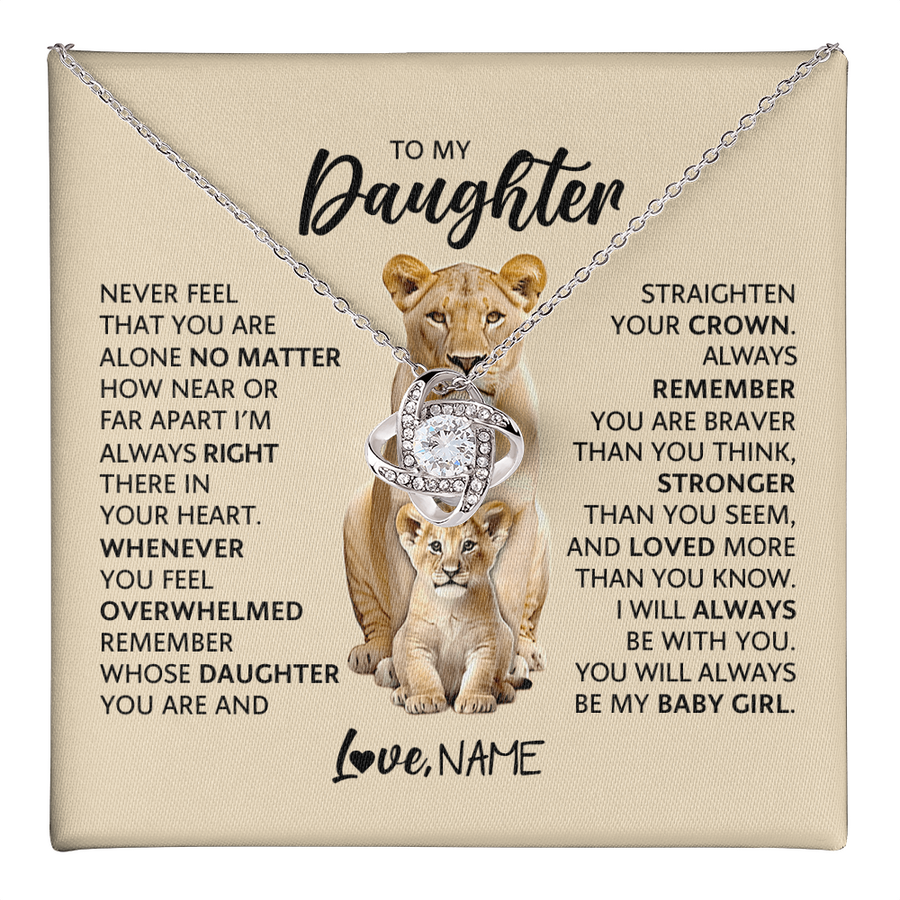 To My Daughter Never Feel That You Are Alone No Matter How near or Far Apart I'm Always Right There