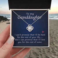 Load image into Gallery viewer, To My Granddaughter Necklace from From Grandma, Women Love Knot Necklace for Granddaughter
