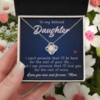 Load image into Gallery viewer, To My Daughter Necklace from Mom, Meaningful Necklaces for Daughter from Mom
