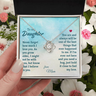 Load image into Gallery viewer, To My Daughter Necklace from Mom, The Best Things That Ever Happened to Me
