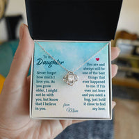 Load image into Gallery viewer, To My Daughter Necklace from Mom, The Best Things That Ever Happened to Me

