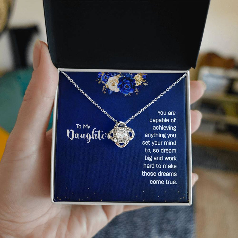 Daughter Necklace from Mom and Dad, Unique Birthday Gifts for Daughter from Mom