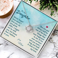 Load image into Gallery viewer, To My Daughter Necklace from Mom, The Best Things That Ever Happened to Me
