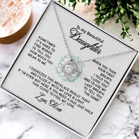 Load image into Gallery viewer, To My Daughter Necklace from Mom, I&#39;d Use My Last Breath to Tell You &quot;The Sam&quot;
