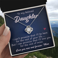 Load image into Gallery viewer, To My Daughter Necklace from Mom, Meaningful Necklaces for Daughter from Mom
