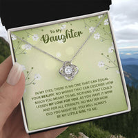 Load image into Gallery viewer, To My Daughter Necklace from Mom, Birthday Necklace for Daughter from Mom and Dad
