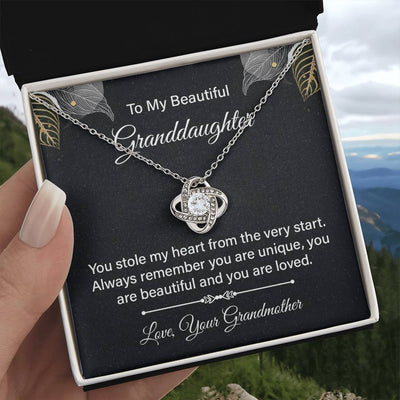 Load image into Gallery viewer, To My Granddaughter Necklace from Nana, Birthday Present for Granddaughter from Grandma
