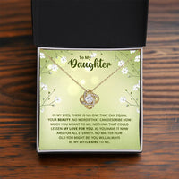 Load image into Gallery viewer, To My Daughter Necklace from Mom, Birthday Necklace for Daughter from Mom and Dad
