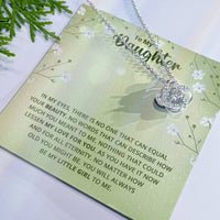 Load image into Gallery viewer, To My Daughter Necklace from Mom, Birthday Necklace for Daughter from Mom and Dad
