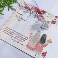 Load image into Gallery viewer, To My Unbiological Sister Necklace, Unbiological Sister Birthday Gifts
