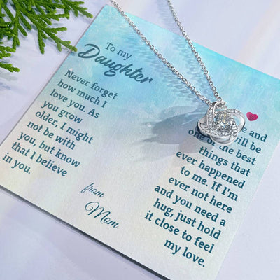Load image into Gallery viewer, To My Daughter Necklace from Mom, The Best Things That Ever Happened to Me
