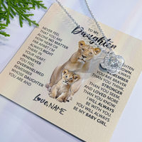 Load image into Gallery viewer, To My Daughter Never Feel That You Are Alone No Matter How near or Far Apart I'm Always Right There
