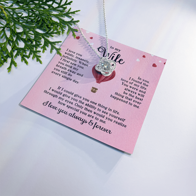 Load image into Gallery viewer, To My Wife Necklace, When I First Saw You, You Took My Breath Away and You Still Do Every Single Day

