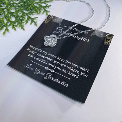 Load image into Gallery viewer, To My Granddaughter Necklace from Nana, Birthday Present for Granddaughter from Grandma
