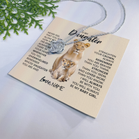 Load image into Gallery viewer, To My Daughter Never Feel That You Are Alone No Matter How near or Far Apart I'm Always Right There
