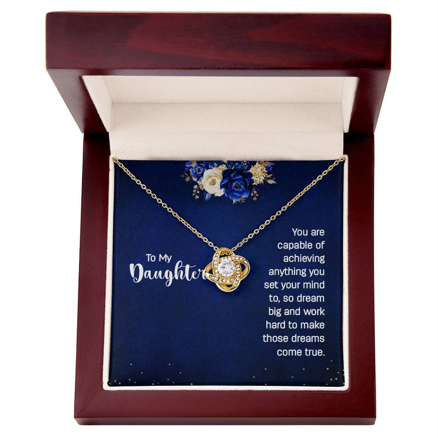 Daughter Necklace from Mom and Dad, Unique Birthday Gifts for Daughter from Mom