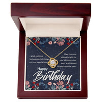 Load image into Gallery viewer, Birthday Gifts for Her, Birthday Love Knot Necklace for Women
