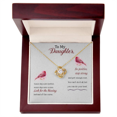 Load image into Gallery viewer, Sentimental Gifts for Daughter from Mom, Meaningful Necklace for Daughter, Be Positive Stay Strong
