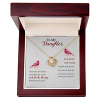 Load image into Gallery viewer, Sentimental Gifts for Daughter from Mom, Meaningful Necklace for Daughter, Be Positive Stay Strong
