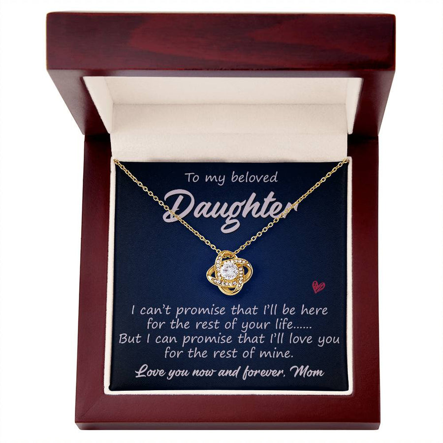To My Daughter Necklace from Mom, Meaningful Necklaces for Daughter from Mom