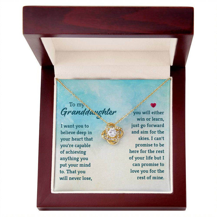 Granddaughter Necklace from Grandma, Special Birthday Gifts for Granddaughter from Nana