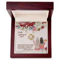 Load image into Gallery viewer, To My Unbiological Sister Necklace, Unbiological Sister Birthday Gifts

