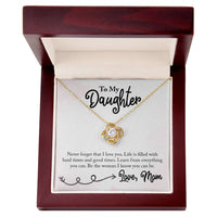 Load image into Gallery viewer, To My Daughter Necklace from Mom, Learn from Everything You Can
