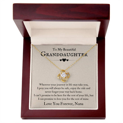 Load image into Gallery viewer, To My Beautiful Granddaughter Necklace from Nana, Never Forget Your Way Back Home
