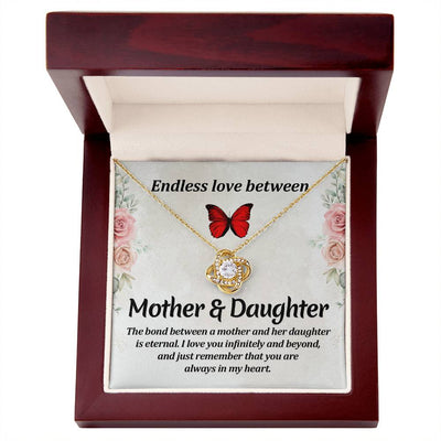 Load image into Gallery viewer, Matching Mother Daughter Gifts, Love Knot Necklace Endless Love Between Mother and Daughter
